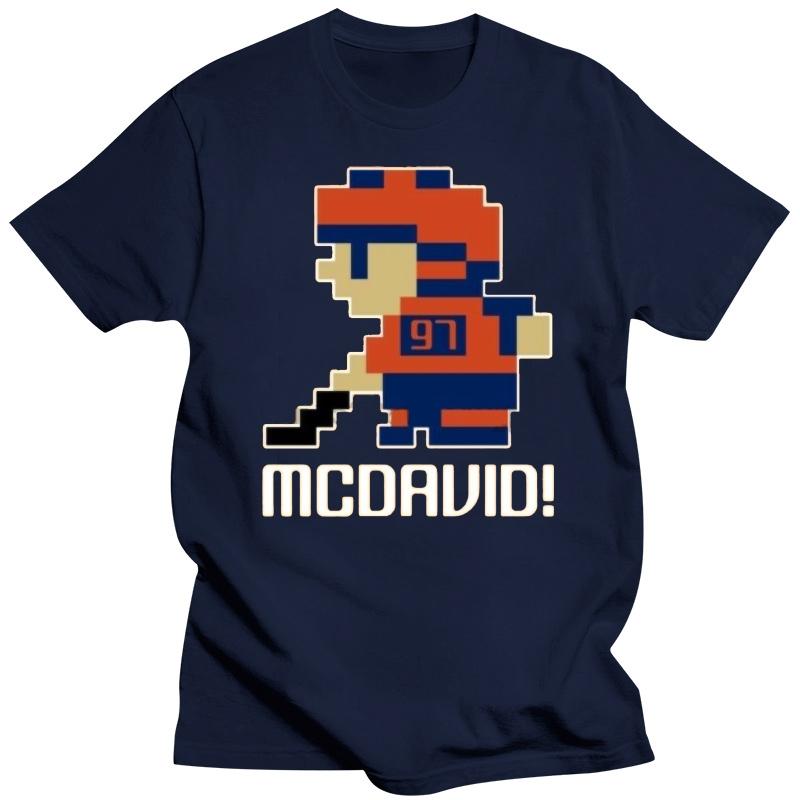 

Connor Mcdavid 97 Tecmo Edmonton Hockey Athlete Fan T Shirt S
