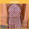Relaxed Holiday Style Sleeveless Dress Suit For Women Featuring Polyester Material And Summer Design