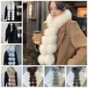 Faux Rabbit Fur Plush Scarf Thicken Imitation Mink Fur Scarf  Autumn Winter