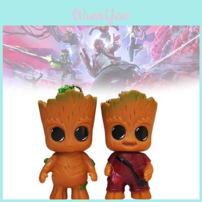 Entzückender Groot Schlüsselanhänger Figur Aus Guardians Of The Galaxy Perfekt Für Sammler