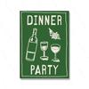 Farbiges Food Art Zitat Poster Kaffee und Gebäck Club Leinwand Wandbilder Dinnerparty Küchenbilder für Wohnzimmer Café Heimdekoration