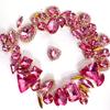 Mixed 50-Piece Crystal Claw Chain Set for DIY Wedding Dress & Headdress Accessories