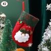 Christmas Stockings Santa Snowman Reindeer Character Christmas Socks Cute Candy Gift Bags Xmas Tree Hanging Decor Noel Navidad