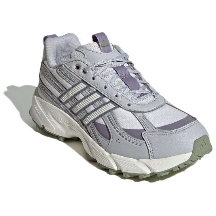 Adidas TECHNOCHAOS 2000 Running Shoes Women's Low Top Silver White KI9949