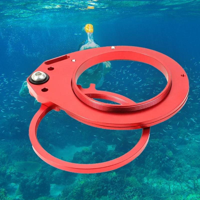 M67 Thread 67mm Swing Macro Lens Flip Adapter Mount Clamp Diving Filter for DSLR Underwater Waterproof Housings Case