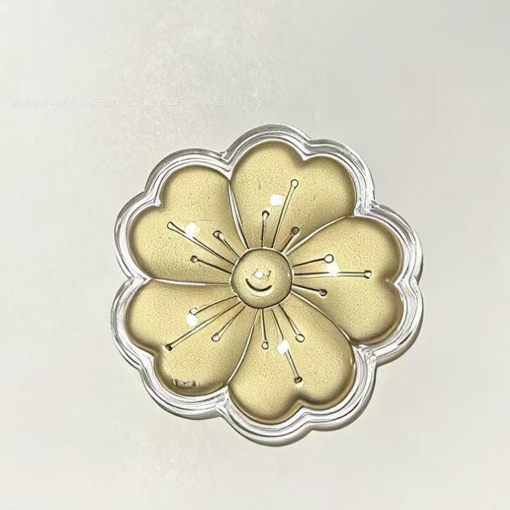 999 Pure Gold Money Tree and Peach Blossom Ornament Set Gold Foil Version