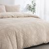 Modern Jacquard 100% Polyester Microfiber Paper Cutting 3pcs Quilt Duvet Cover Set Pillowcases Bedding Set for All-Season