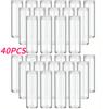 20pcs Clear Coin Storage Tubes with Airtight Screw Cap Heavy-Duty Transparent Organizer Tube Crushproof Dustproof Coin Organizer