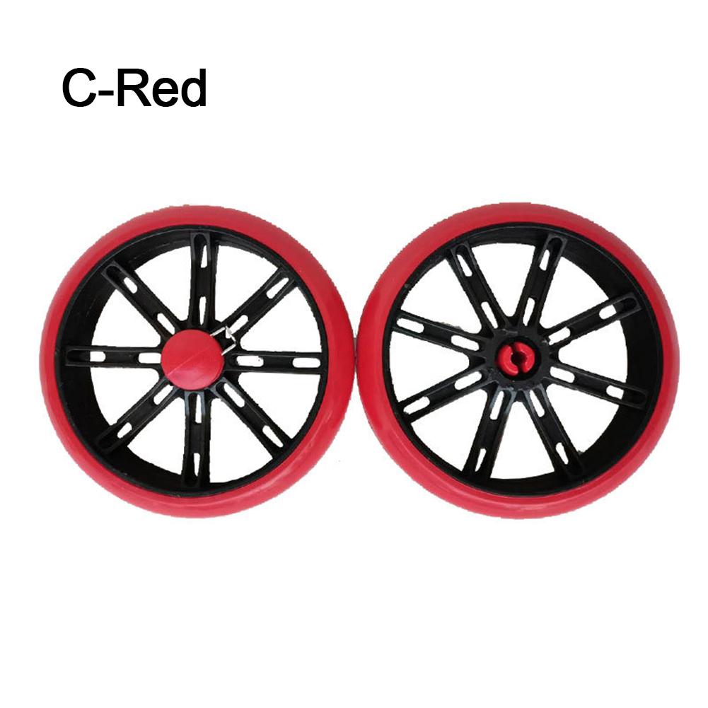 2pcs Rubber Caster Wheelbarrow Replacement Wheel Tire For Hand Truck For Shopping Carts Wagons Mowers Carts Tire And Rims Hub