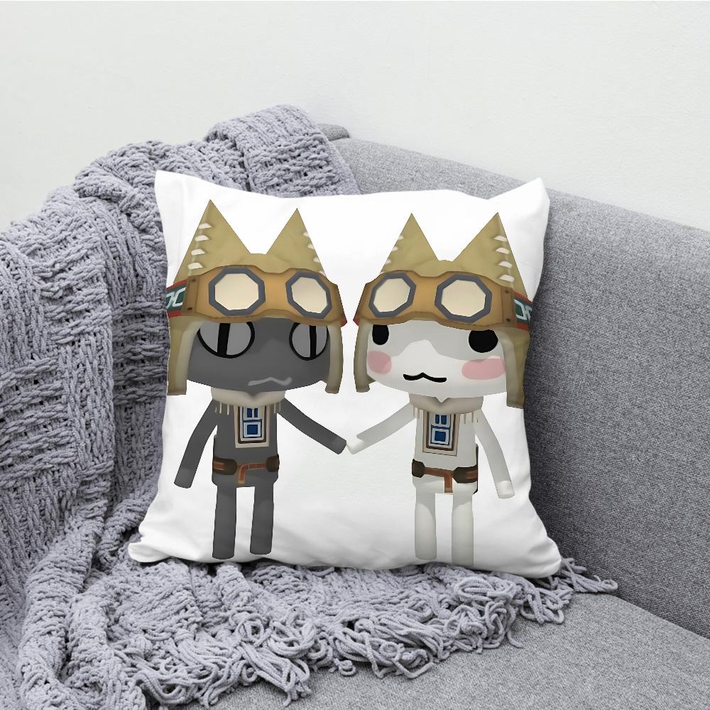 T-Toro I-Inoue Cute Pillow Case Soft Cushion Cases for Farmhouse Sofa Decor Home Decorations and Protector Pillow Case