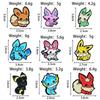 9Pcs Anime Pokemon Lapel Pins Cute Eevee Evolution Enamel Pins Set for Backpacks, Hats, Jackets Perfect Gift for Pokemon Lovers
