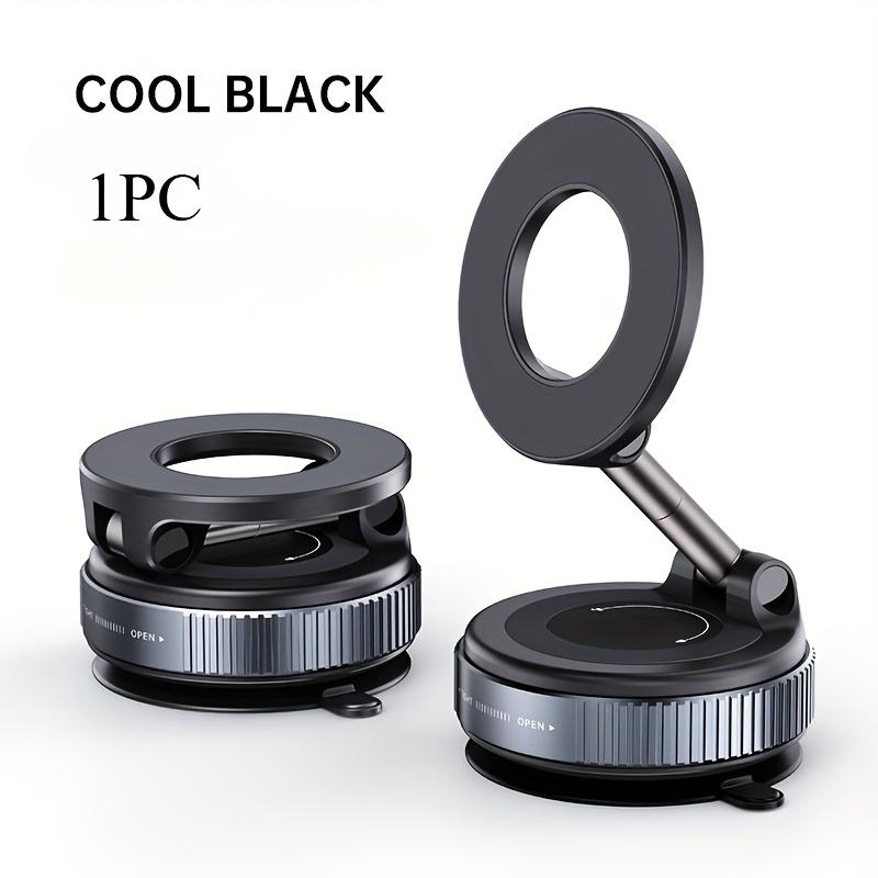 1 Vacuum Magnetic Car Phone Holder,360° Reinforced Super Suction Cup Compatible iPhone and Android Phone Holder