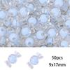 Frosted Acrylic Round Beads for DIY Jewelry and Beading Accessories