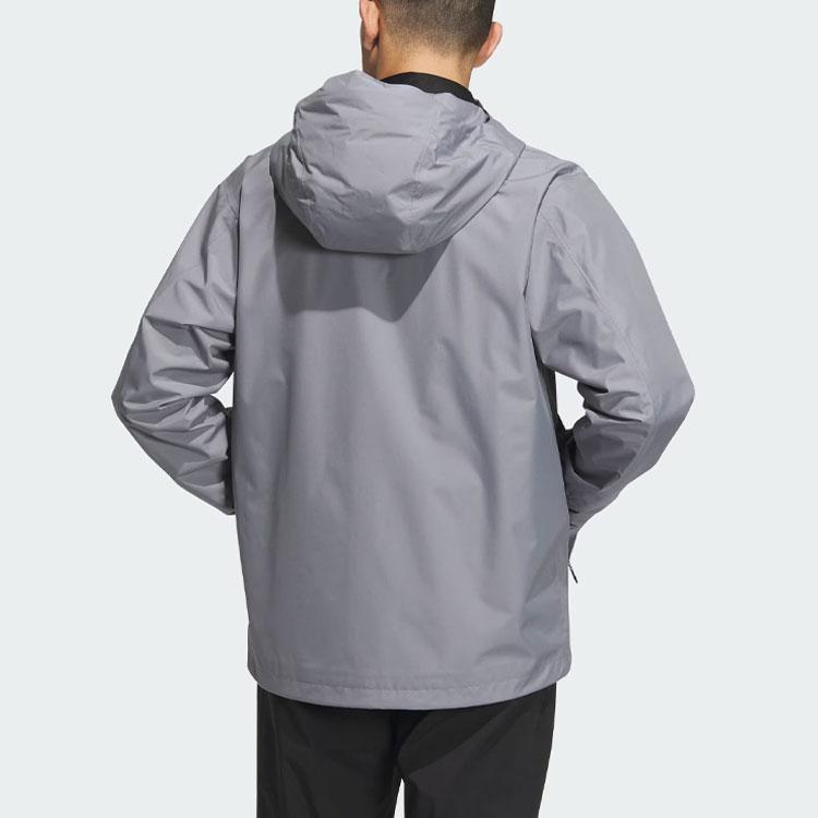 Adidas Rain.Rdy Transitional Waterproof Sports Jacket Men Outerwear Light-Grey IU2670