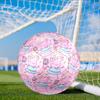 Dance Party With Peppa Size 5 Soccer Ball, Suitable for Training and Matches, High-Elasticity, Wear-Resistant Material Gift for Fan