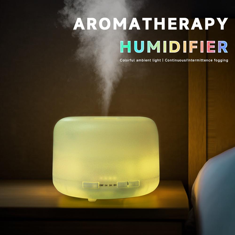 500ml Essential Oil Diffuser  Remote Control, Ultrasonic Air Humidifier Aroma Fragrant Oil Vaporizer Timer and Auto-Off