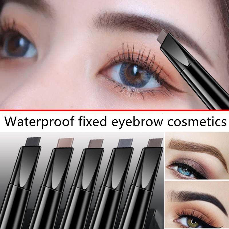 Crayon à sourcils double pointe durable waterproof maquillage sourcils longue tenue naturel mode féminine charme mode maquillage yeux cosmétiques XYZ