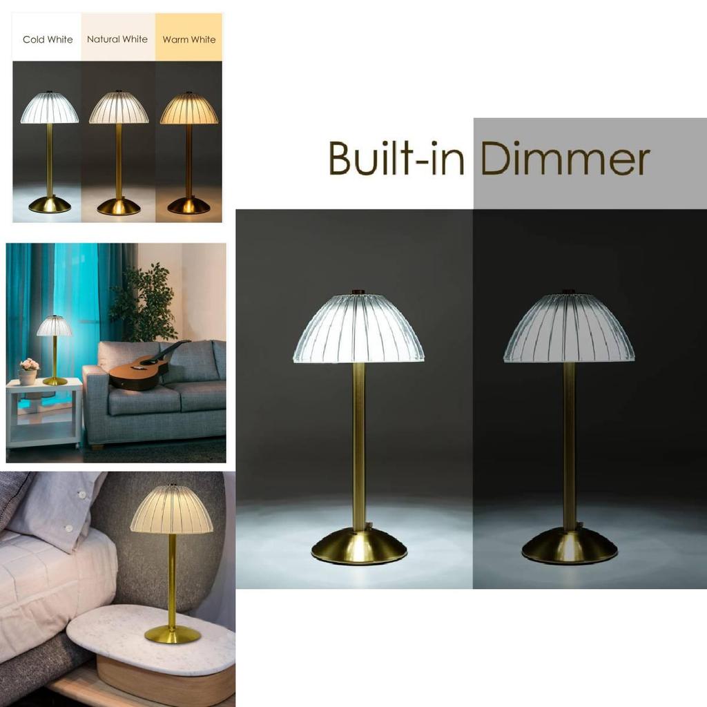 Elegant 5v Touch Sensor Retro Metal Table Lamp With Creative Pumpkin Style And Versatile Night Light Function