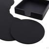 7pcs Colorful Rubber Silicone Coasters Round For Drink Placemat