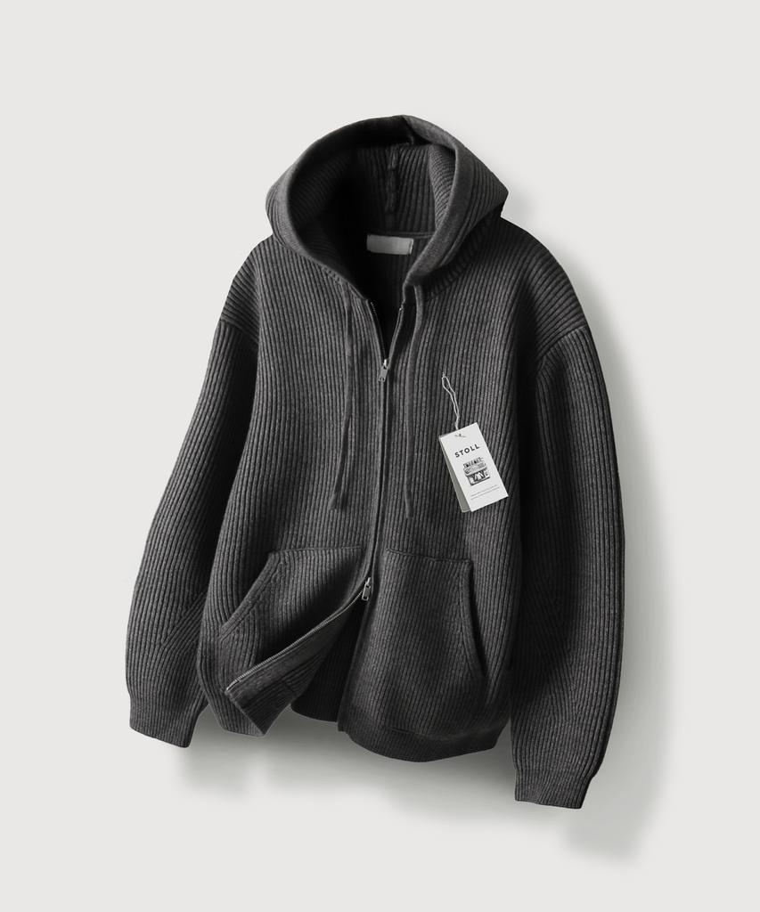 Mood Inside Washable Niju Hooded Zip-Up Knit_8 Colors