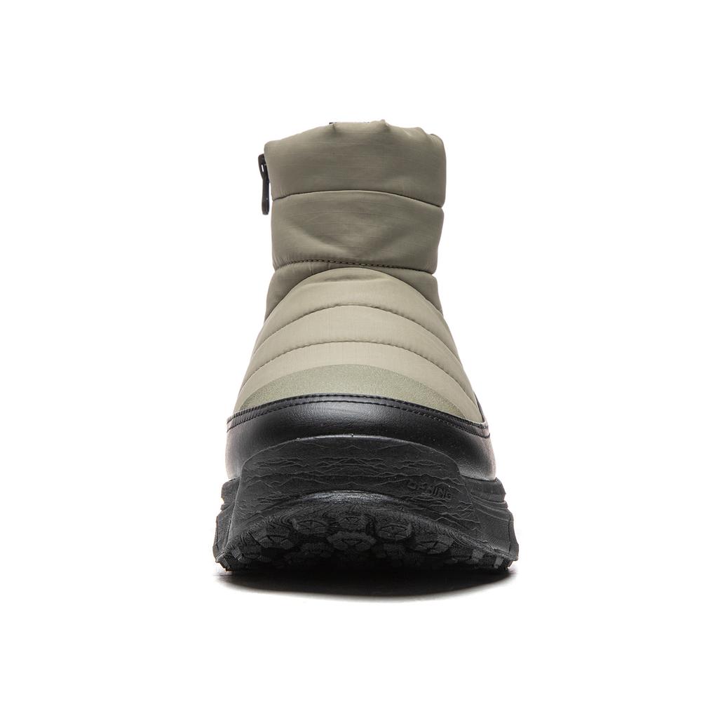 Li Ning Zhong Rong LITE Thermal Abrasion Resistant Cushioning Slip Resistant Short Snow Boots Men's Green Black AGLV285-4