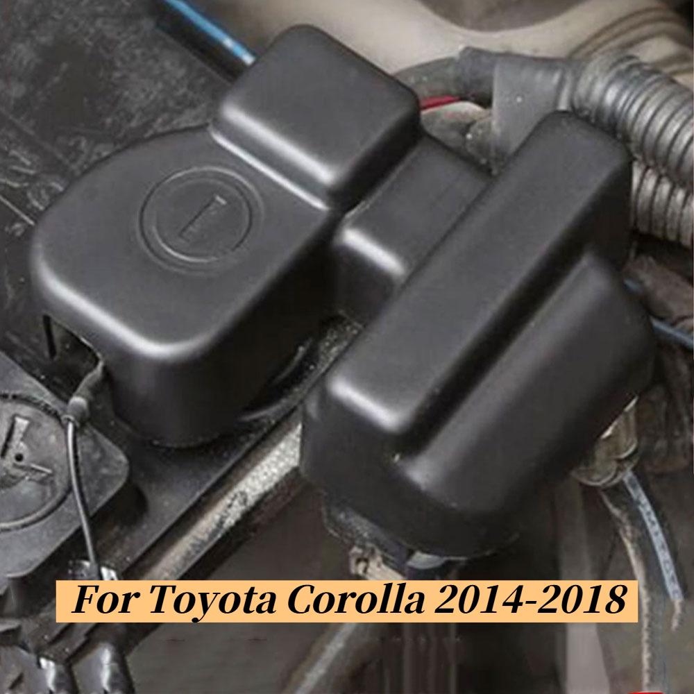 ABS Car Engine Battery Negative Protection Cover Clip Cap for Toyota Corolla 2014-2018 Anode Battery Covers Accessories