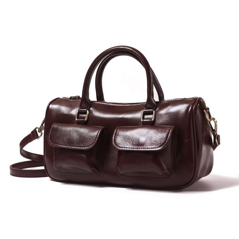 

Универсальная сумка через плечо на одно плечо, вместительная сумка для боулинга, женская сумка из натуральной кожи Niche One Size