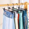 6 Pieces Anti-slip Trouser Hangers Adjustable Pants Clips Closets Storage Organizer  Skirt
