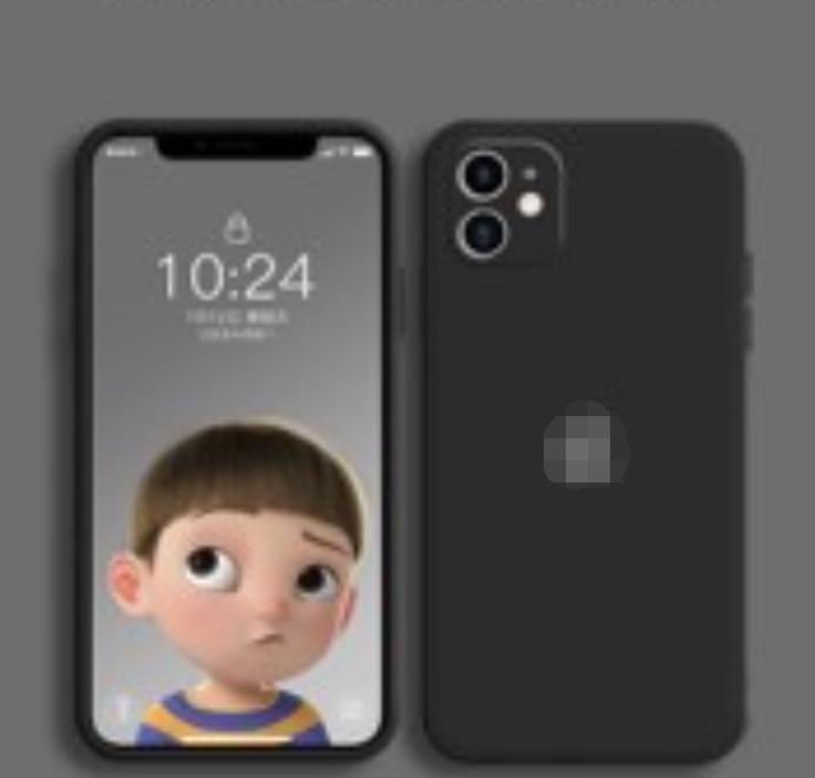 

Черный тонкий силиконовый чехол для телефона для 12, мягкий на ощупь, как детская кожа, Oakxco для Liquid