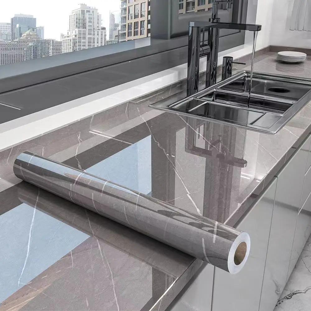 60cm Stickers for Kitchen Room Decoration Oil Proof Waterproof PVC Self-adhesive High Temperature Resistance Wallpaper Home