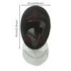 Foil Fencing Mask Clear Vision with Bib Adjustable for Sparring