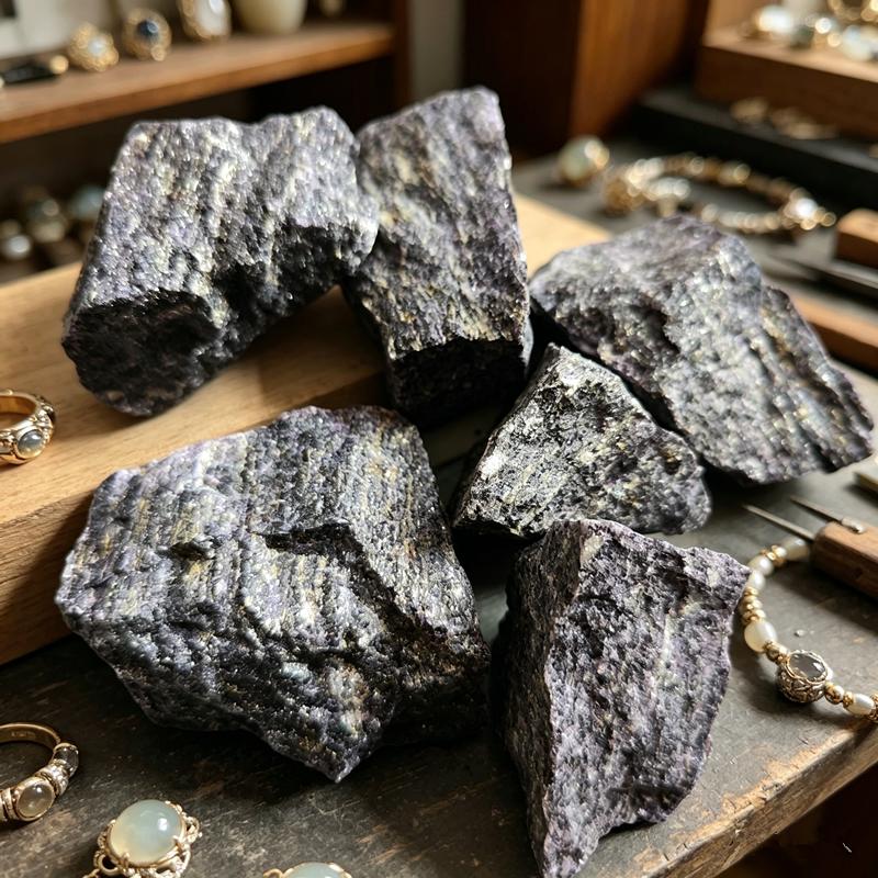 Natural Purple Charoite Stone Decor Raw Crystal Stone Gem Jewelry Making DIY Home Aquarium Decoration Gravel Stone Mineral Specimens