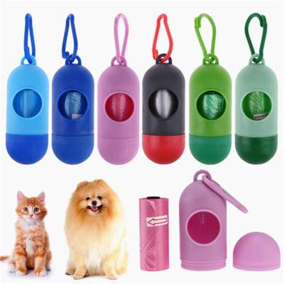 Pet Waste Bag Dispenser Portable Dog Walking Waste Bag Trash Box Storage Device