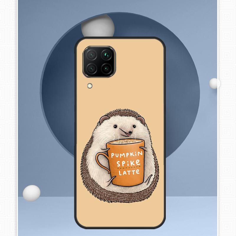 Kawaii Hedgehog For Huawei Nova 12i 12s 11i 8i Y91 Y60 Y70 Y72 Y90 Y61 9 10 SE P20 P40 Lite P30 P60 Pro Case