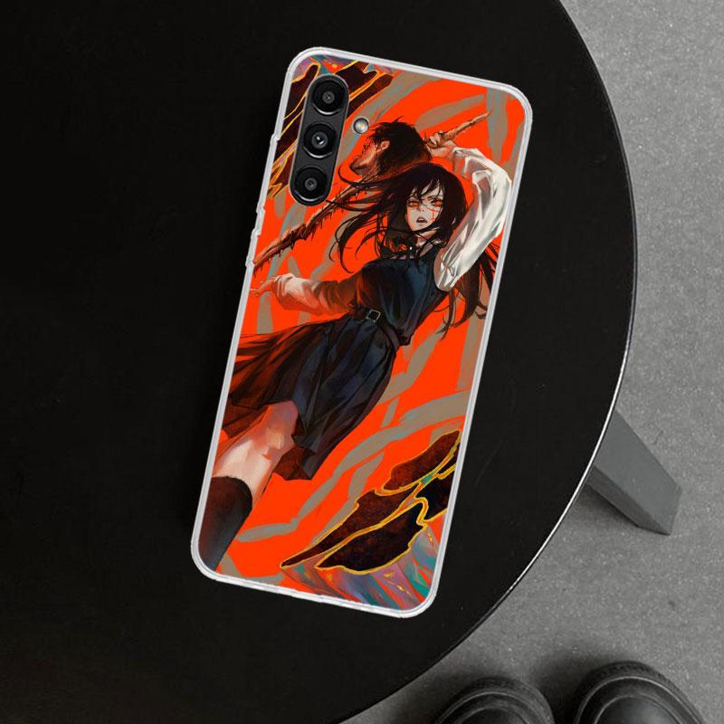 Chainsaw Mans Yoru War Devil Phone Case Cover for Samsung Galaxy A17 A16 A26 A36 A56 A57 A37 A15 A25 A35 A55 A14 A24 A34 A54 A13