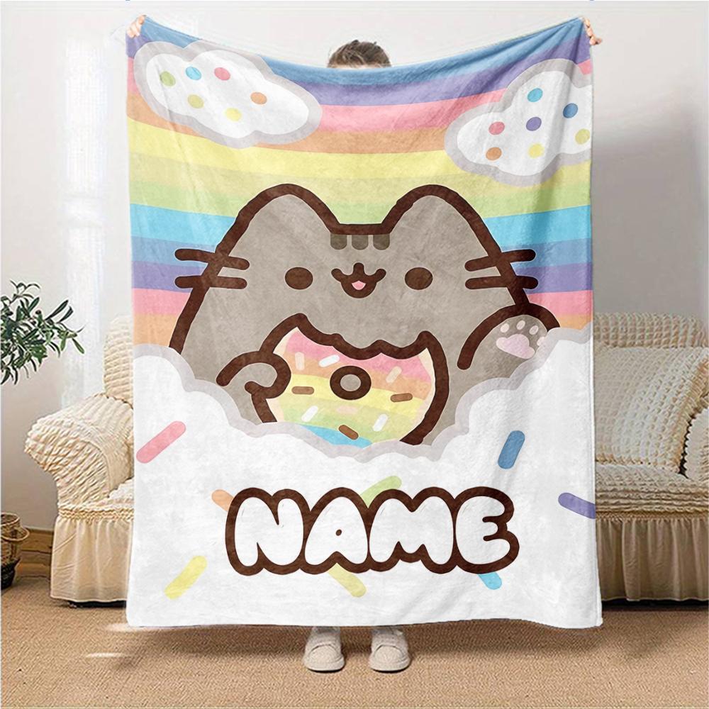 Custom Name Fall Guys Party Blanket for Couch & Bed, Plush Cozy Fuzzy Blanket Super Soft & Warm Blankets for Fall and Winter. 0908119