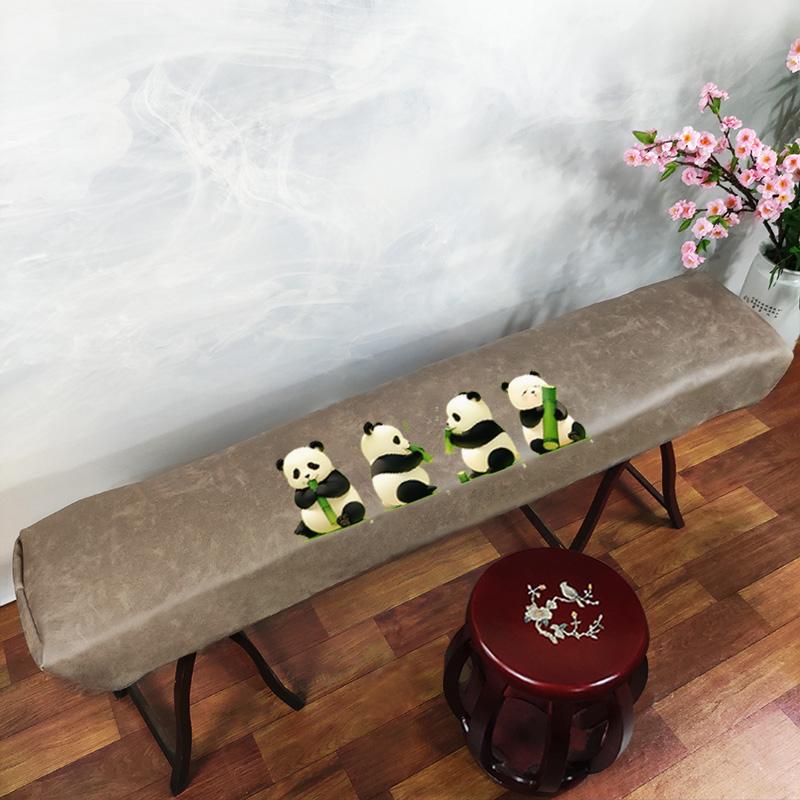 161-165cm Waterproof Guzheng Cover Chinese Ancient Style Dust Cover Edge Classical Literary Piano Organ Keyboard Furniture Cover