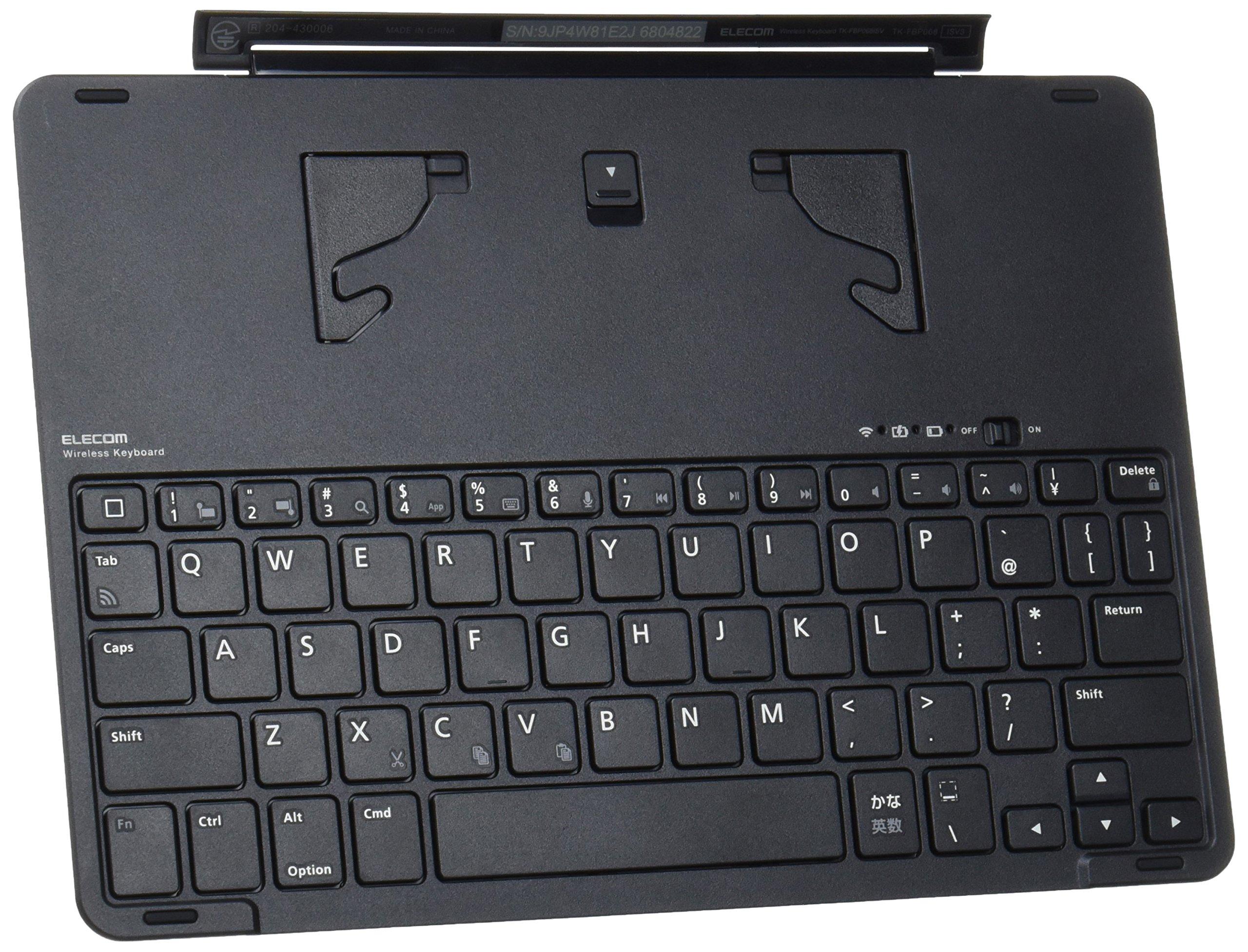 

ELECOM Беспроводная Bluetooth-клавиатура для iPad Pro дюйм с функцией автоматического сна, серебристая 9.7, TK-FBP068ISV3