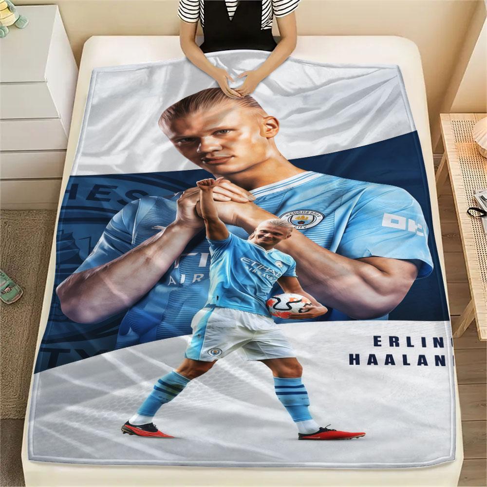 Erling Haaland Koning Deken, Hoge Kwaliteit Comfortabel voor Alle Seizoenen, Woondecoratie, Warmte en Comfort