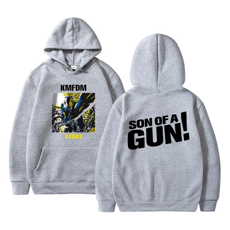 Rock Band KMFDM XTORT Graphic Print Hoodie Men Women Fashion Vintage Gothic Streetwear Unisex Casual Oversized Fleece Hoodies
