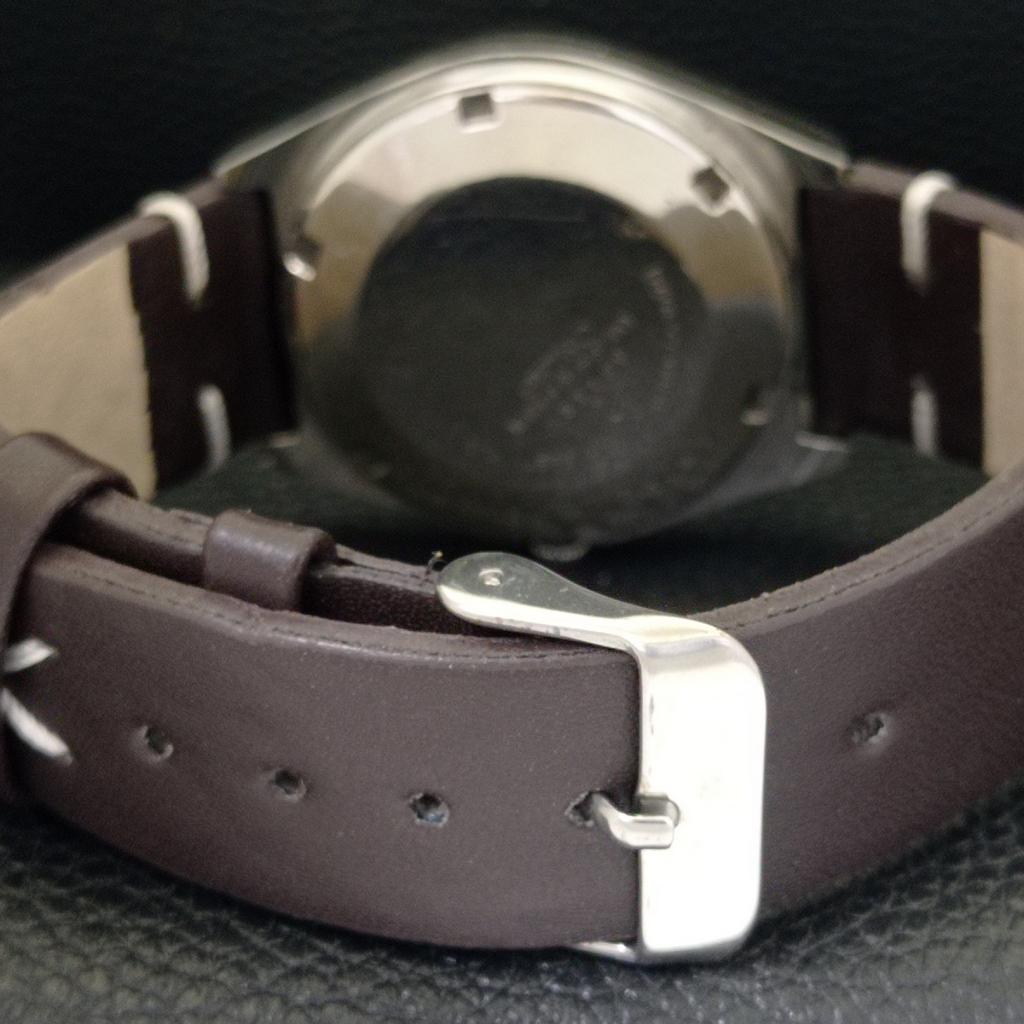 JAPAN VINTAGE SEIKO 5 AUTOMATIC 6309A MENS PEACH COLOR DIAL WATCH A701466-5