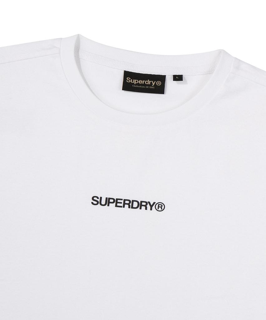 Syupeodeulai Center Logo T-Shirt White Sduiscp66Wht