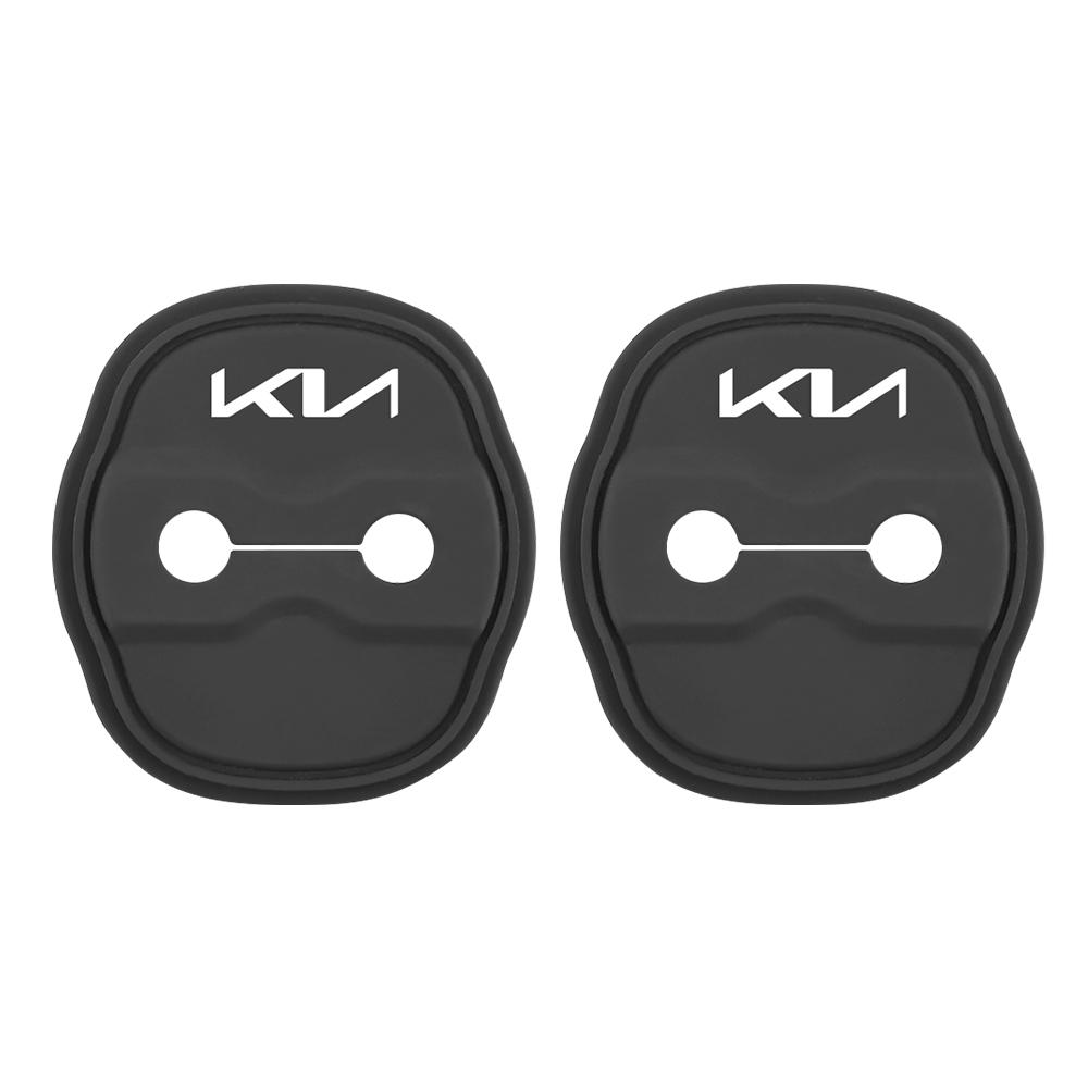 

2026 Hot Car Sticker 2/4Pcs Car Door Lock Anti-collision Silicone Cover for For Kia Sportage Rio 3 Soul Picanto EV6 Cerato Niro