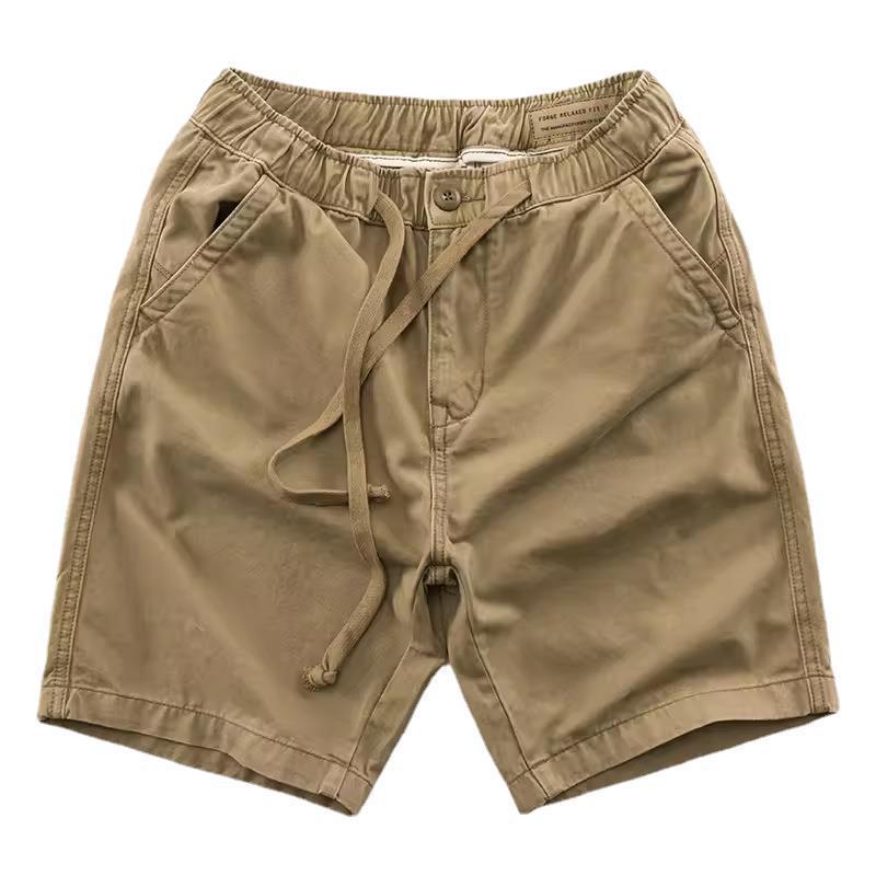 Summer Shorts Men Cotton Solid Casual New High Quality Business Social Shorts Men Bermudas Loose Luxury Khaki Joggers