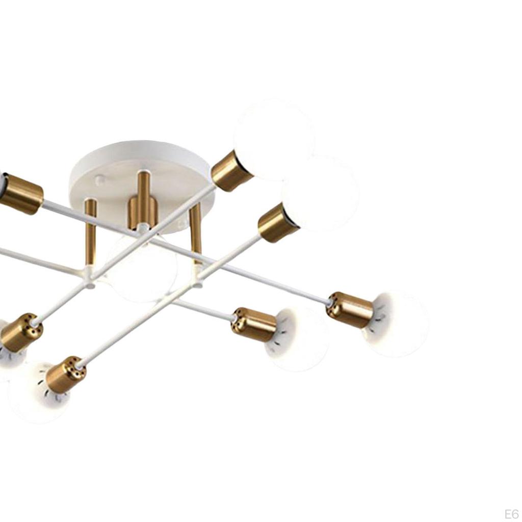 Modern Ceiling Light Fixture Flush Mounted E27 Lamp Hanging Pendant Sputnik Chandelier for