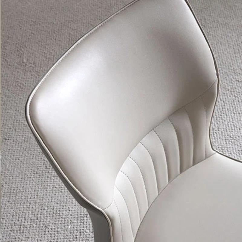 For Nordic Luxury Dining Chairs New Style Coffee Shop Accent Dining Chairs Metal Party Banquet Home Furniture Silla Comedor Lscy