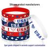 US Independence Day Silicone Wristband for Parades and Celebrations