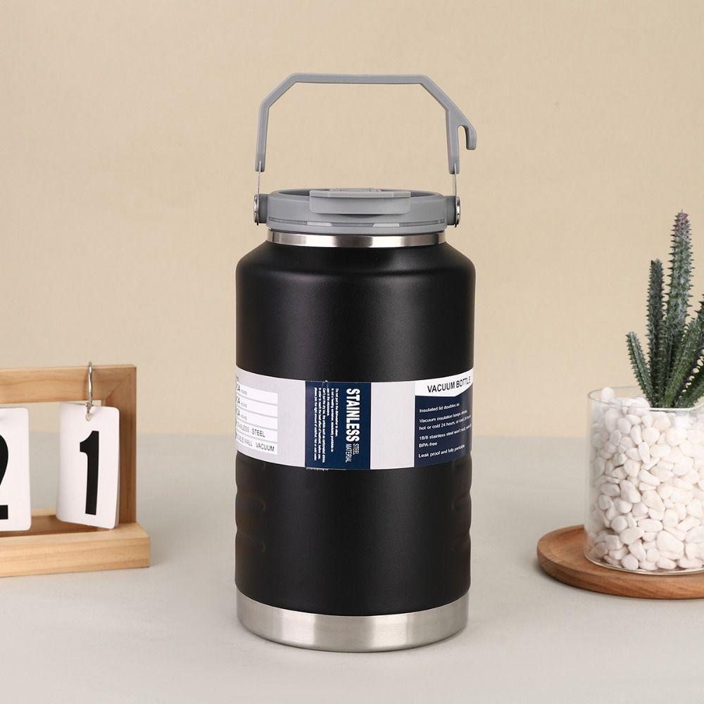 2L Coffee Travel Mug Large Capacity Drinks Bottle Gift Thermal Water Bottle  Outdoor