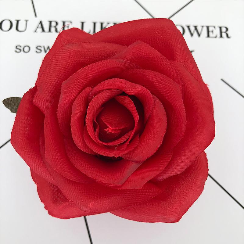 

Imitation Rose Head Wedding Birthday Festival Home Decoration Background Wall Waterfall Road Guide Floor Artificial Fake Flowers 1pc красный