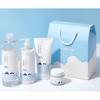 ROUND LAB 1025 Dokdo Daily Mild Skincare Set Toner 500ml + Lotion 400ml + Cleanser 150ml + Cream 80ml Sensitive Skin Care Kit
